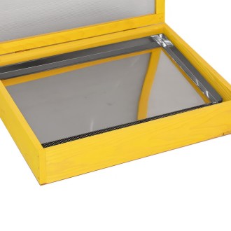 Stainless steel solar wax melter with strainer for 2 frames