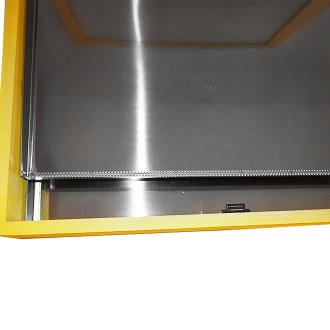 Stainless steel solar wax melter with strainer for 2 frames