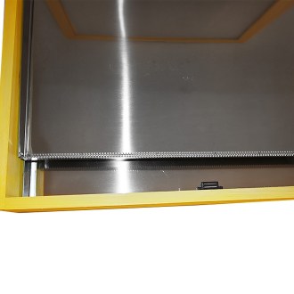 Stainless steel solar wax melter with strainer for 2 frames