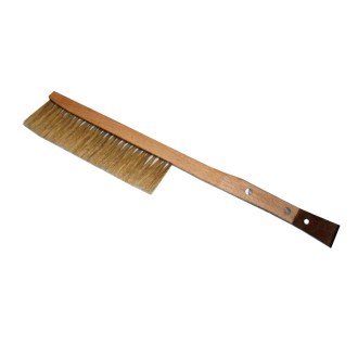 Bee brush with hive tool