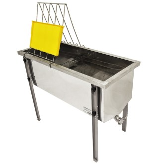 Lyson Optima Uncapping Table - Stainless Steel Tank - L 100 cm Langstroth