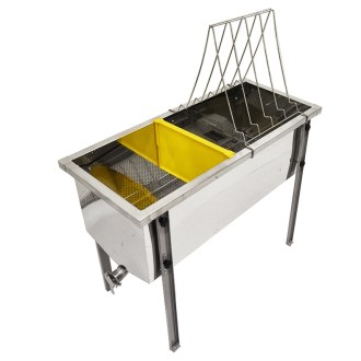 Lyson Optima Uncapping Table - Stainless Steel Tank - L 100 cm Langstroth