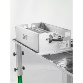Manual circular uncapping knife for frames with honey gate 39 × 24 cm