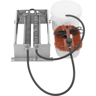 Manual circular uncapping knife for frames with honey gate 39 × 24 cm