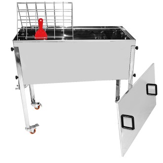 Uncapping table Mellarius MaxiLine with lid - 100 cm