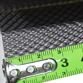 Beekeeping expanded metal - stainless steel, mesh 4 mm, roll 0.42 × 10 m