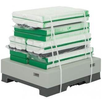 Dadant Blatt OPTIMA beehive, varnished (GREEN), disassembled 10 frames