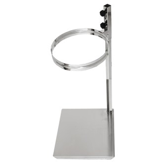 Universal stainless steel holder for nylon sieves