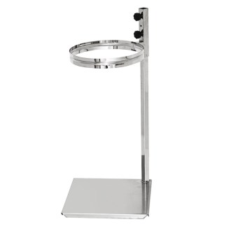 Universal stainless steel holder for nylon sieves