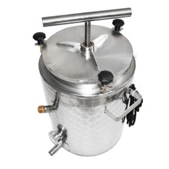 Wax melter with press 35L - electric 230V