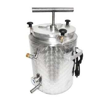 Wax melter with press 35L - electric 230V