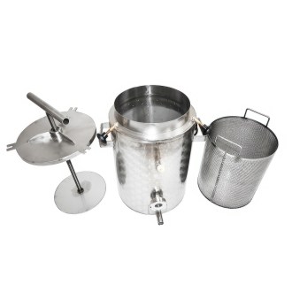 Wax melter with press 35l