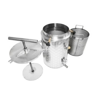 Wax melter with press 35l