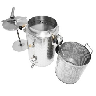 Wax melter with press 35l