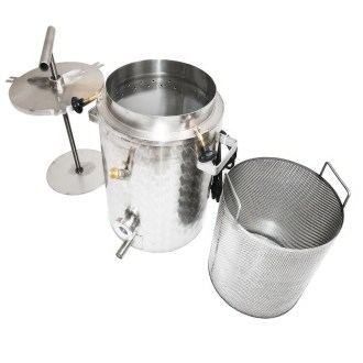 Wax melter with press 35l