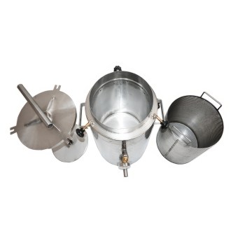 Wax melter with press 35l