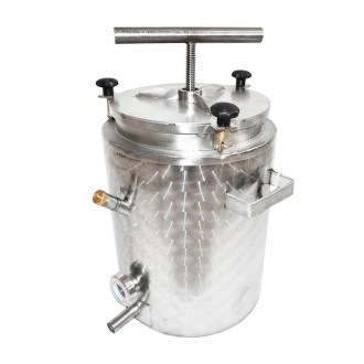 Wax melter with press 35l