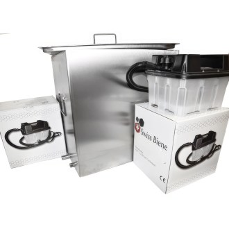 Wax melter with 2 steam generator