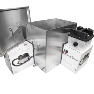 Wax melter with 2 steam generator