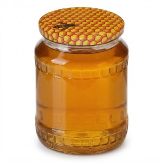 Lid TO 82 - Bee on honeycomb