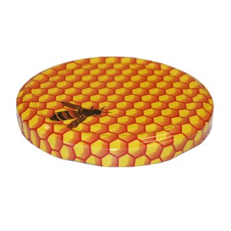 Lid TO 82 - Bee on honeycomb