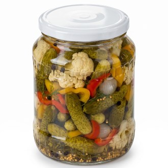 Twist-off lid for jar TO 82 - RBS - white