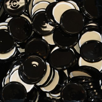 Twist-off lid for jar TO 82 - RBS - black