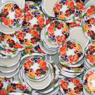 Twist-off canning lid for jar TO 82 - Ready to Steam - Fruit 2