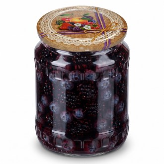 Twist-off canning lid for jar TO 82 - Ready to Steam - Fruit 4