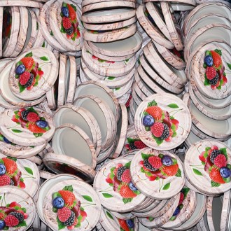 Canning lid for jar TO 82 - RTS - Fruit 6 - 700 pcs - full box