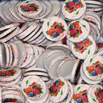 Canning lid for jar TO 82 - RTS - Fruit 6 - 700 pcs - full box