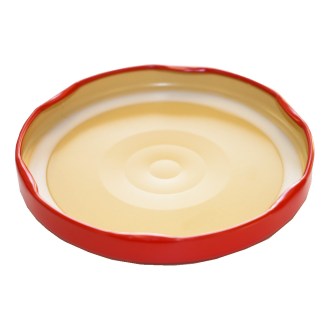 Twist-off lid for jar TO 82 - RBS - red