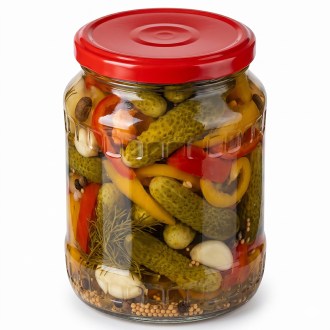 Twist-off lid for jar TO 82 - RBS - red