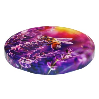 Lid TO 82 - Bee and lavender - full box 700 pcs