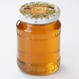 Twist-off lid TO 82 - Bees, linden and honey 700 pcs - full box - HOJ1
