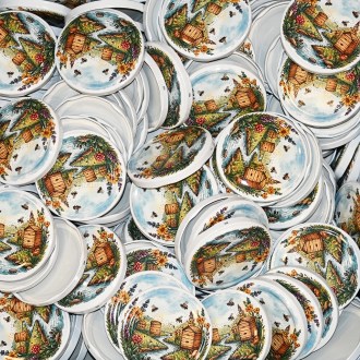 Twist-off lid for jar TO 82 - Hives by the Stream - HOJ2