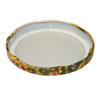 Twist-off lid for jar TO 82 - Painted Sunflower - HOJ4
