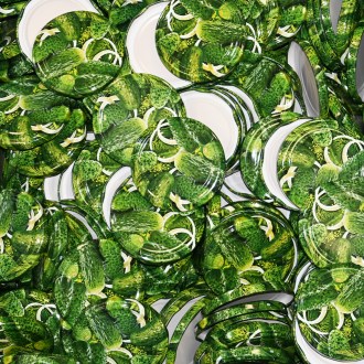 Canning lid for jar TO 82 - RTS - Cucumbers - 700 pcs - full box