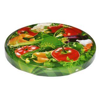 Twist-off canning lid for jar TO 82 - RTS - Vegetables 2 - 700 pcs - full box