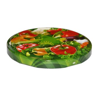Twist-off canning lid for jar TO 82 - RTS - Vegetables 2 - 700 pcs - full box