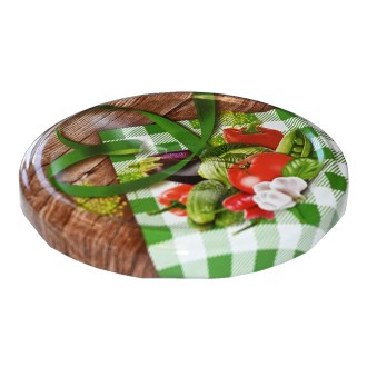 Canning lid for jar TO 82 - RTS - Vegetables 3 - 700 pcs - full box