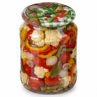 Twist-off canning lid for jar TO 82 - RTS - Vegetables 3