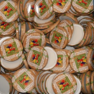 Canning lid for jar TO 82 - RTS - Vegetables 4 - 700 pcs - full box
