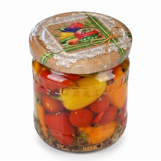 Canning lid for jar TO 82 - RTS - Vegetables 4 - 700 pcs - full box