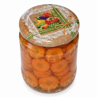 Canning lid for jar TO 82 - RTS - Vegetables 4 - 700 pcs - full box