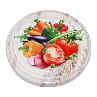 Canning lid for jar TO 82 - RTS - Vegetables 6 - 700 pcs - full box