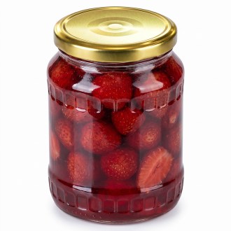 Twist-off lid for jar TO 82 - RBS - gold