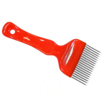 Economic uncapping fork, 18 straight needles