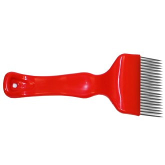 Economic uncapping fork, 21 straight needles