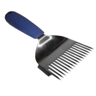 Stainless steel uncapping fork, 16 needles